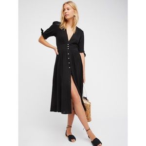 Free People Love Of My Life dress black Sz S
